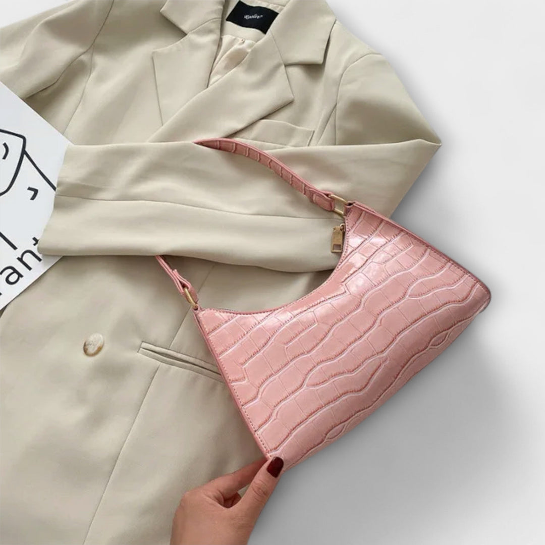Gemma – Shiny Leather Bag
