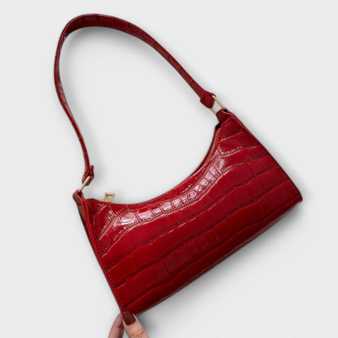 Gemma – Shiny Leather Bag