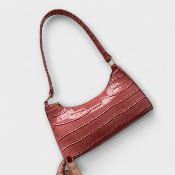 Gemma – Shiny Leather Bag