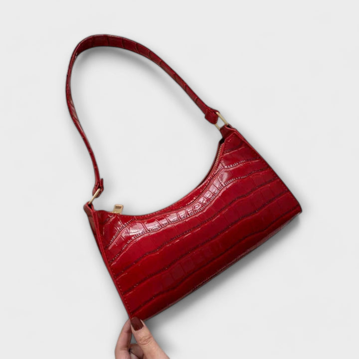 Gemma – Shiny Leather Bag
