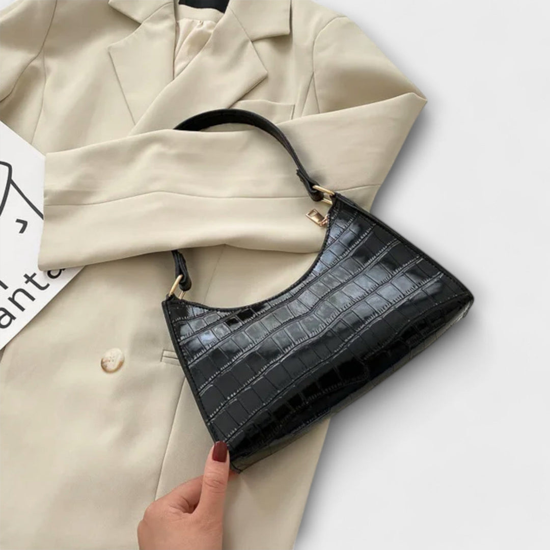 Gemma – Shiny Leather Bag