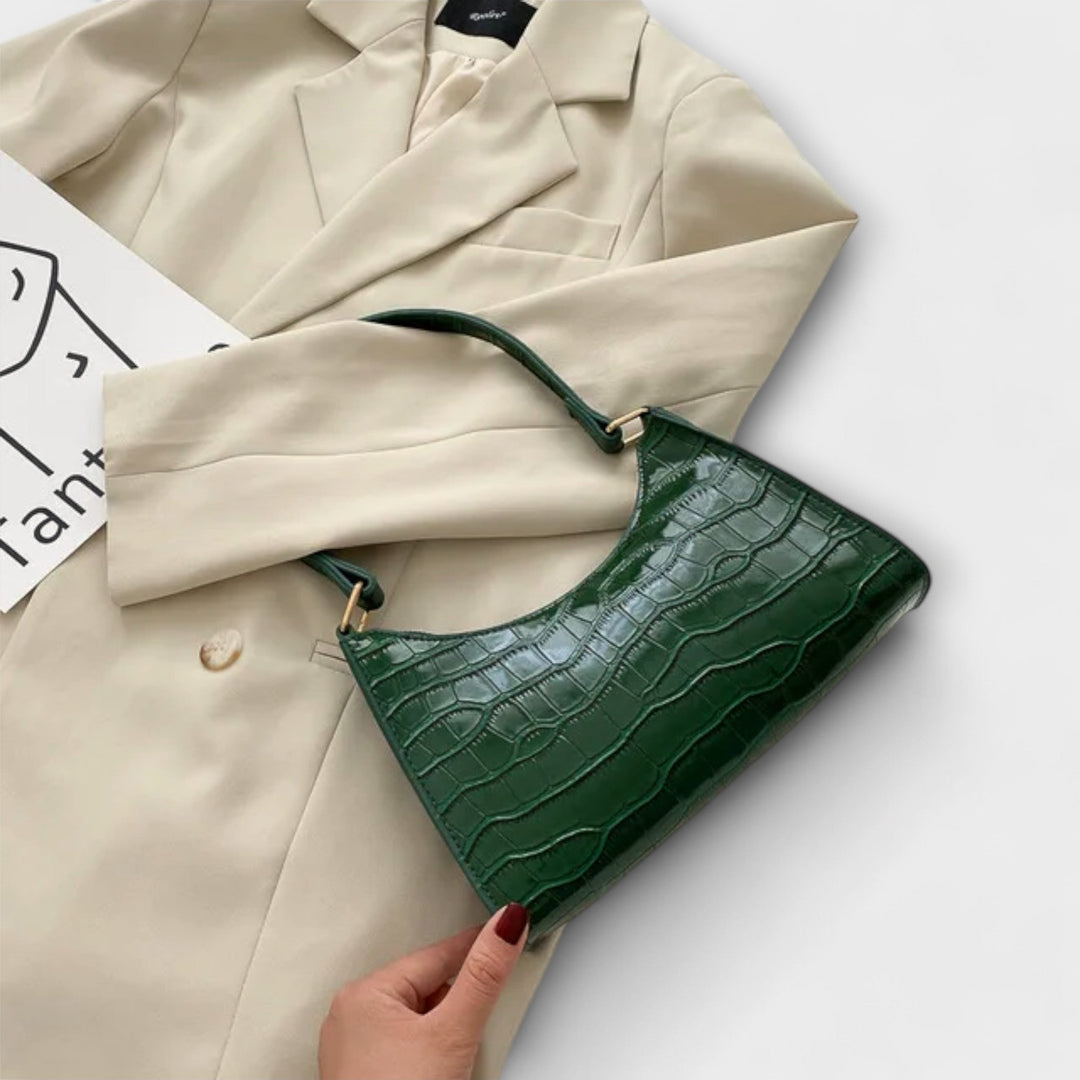 Gemma – Shiny Leather Bag