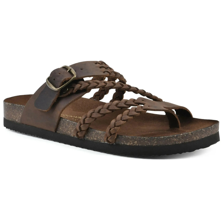 Hayleigh – Braided Strap Footbed Sandals
