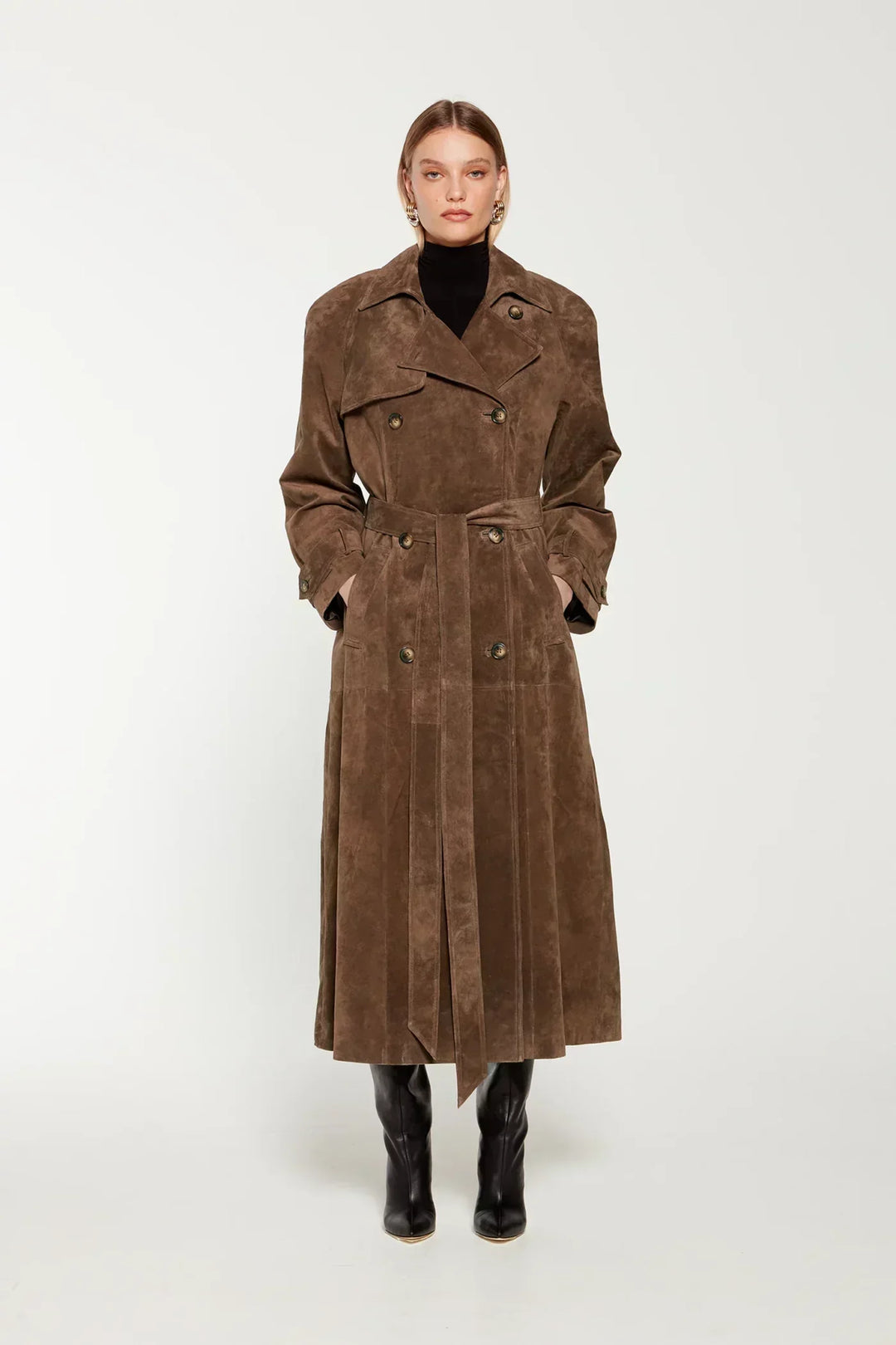 Chantal – Classic Belted Trench Coat
