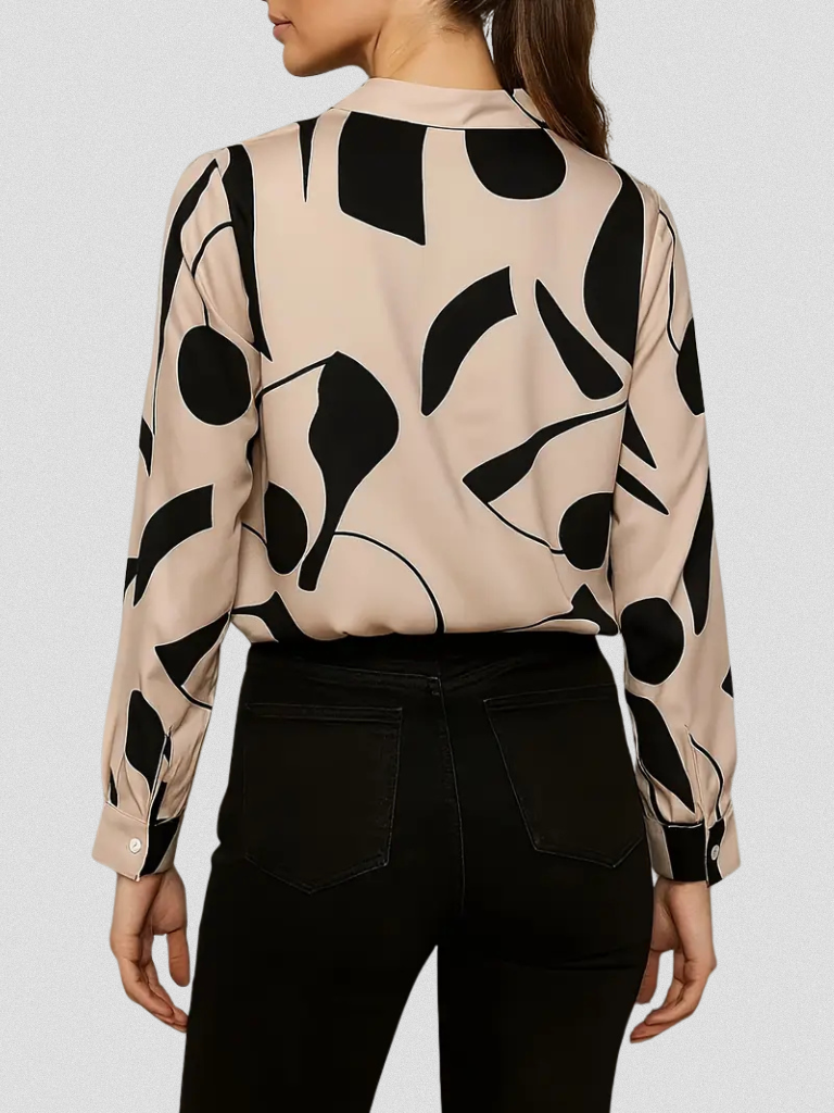 Cecile – Satin Look Blouse