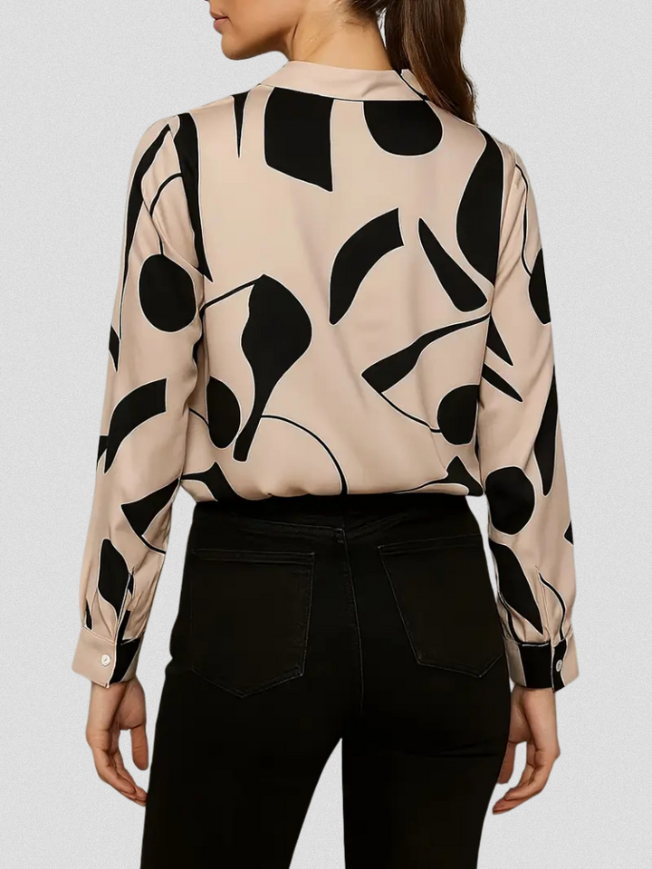 Cecile – Satin Look Blouse