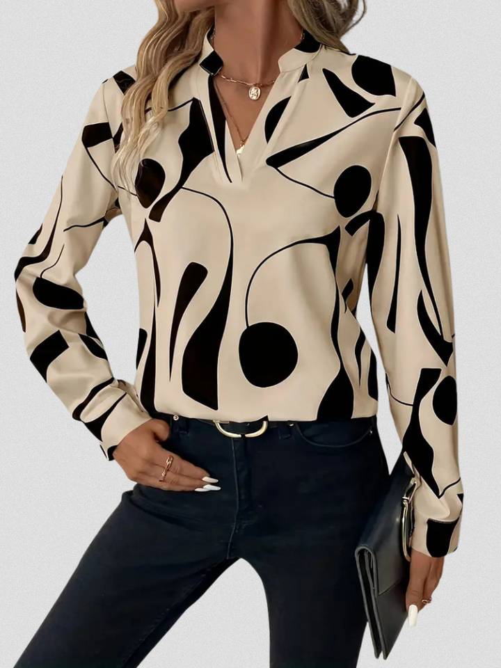 Cecile – Satin Look Blouse