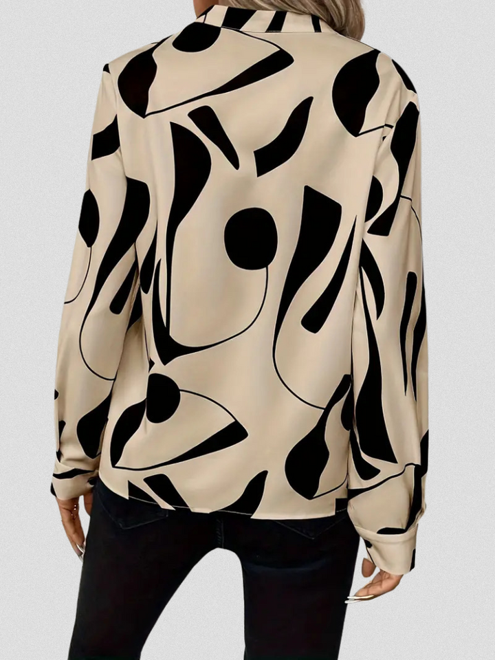 Cecile – Satin Look Blouse