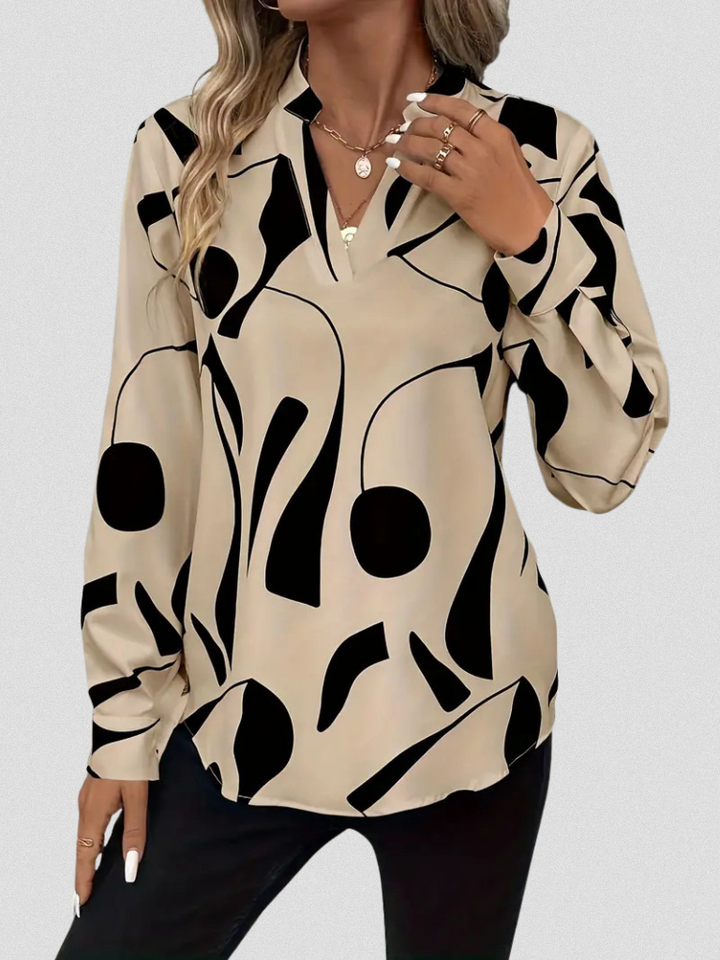 Cecile – Satin Look Blouse