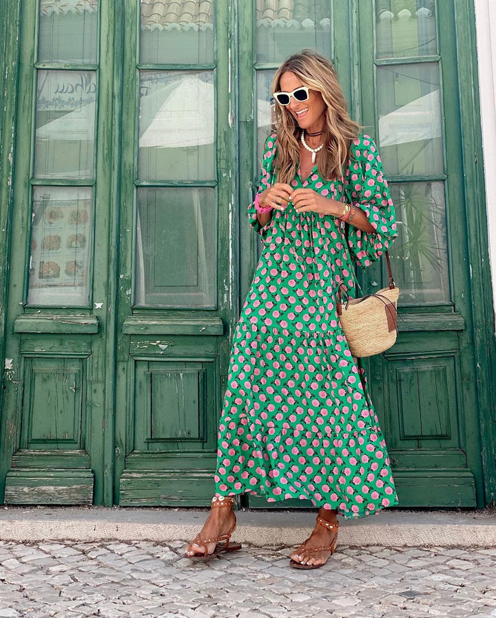 Teresa – Boho Chic Maxi Dress