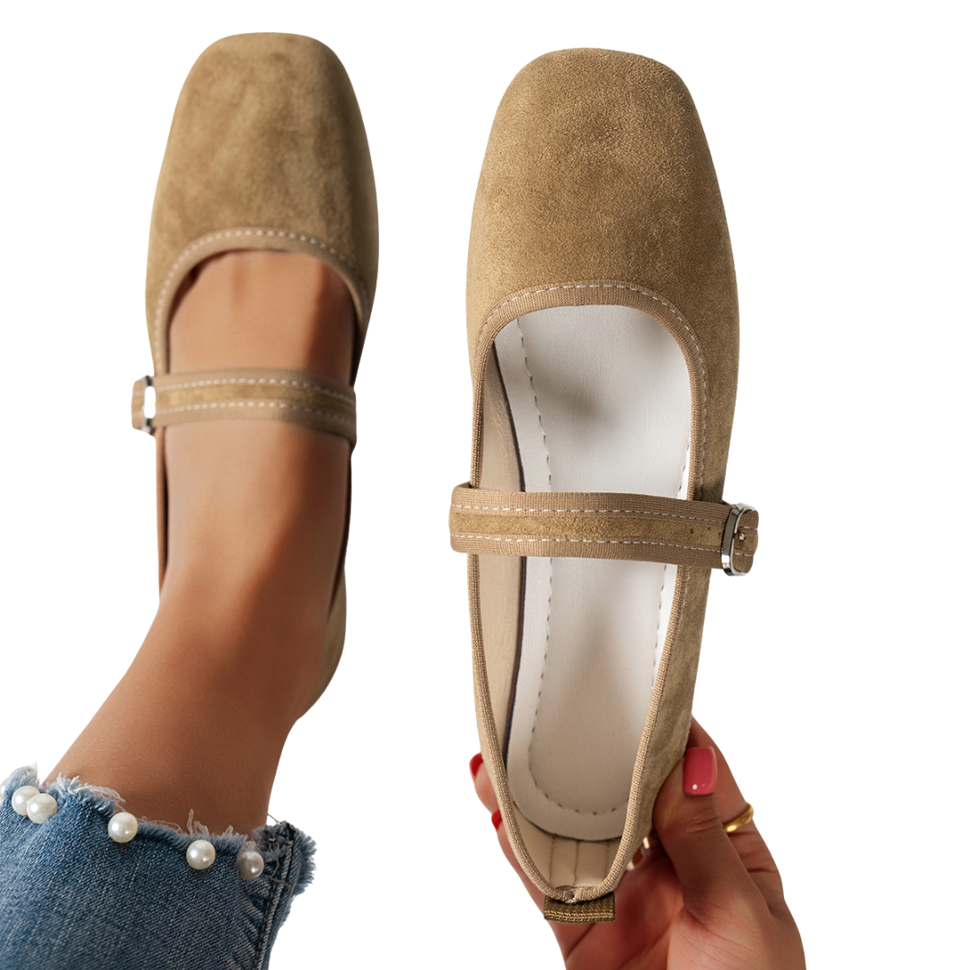 Jill – Vintage Square Toe Mary Jane Shoes