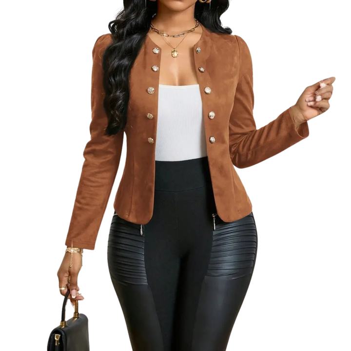 Camille – Fitted Double-Breasted Blazer Jacket