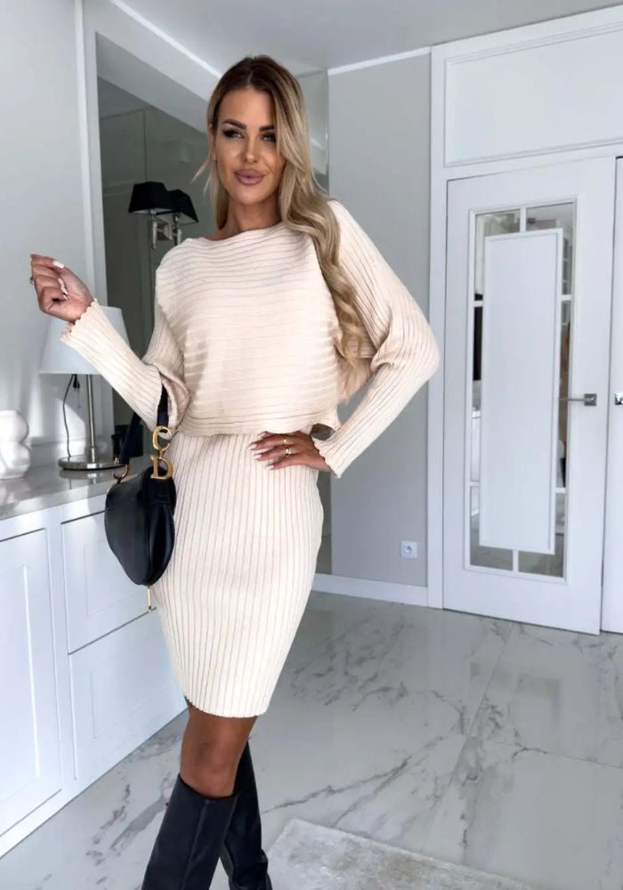 Eileen – Ribbed Knit Two-Piece Set