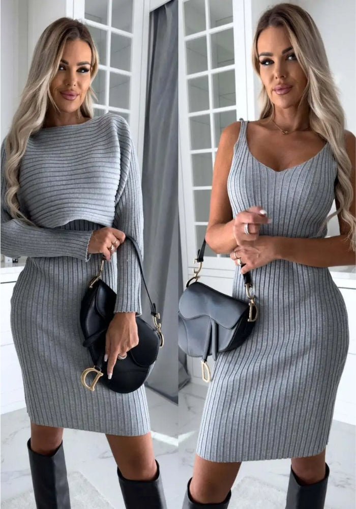 Eileen – Ribbed Knit Two-Piece Set