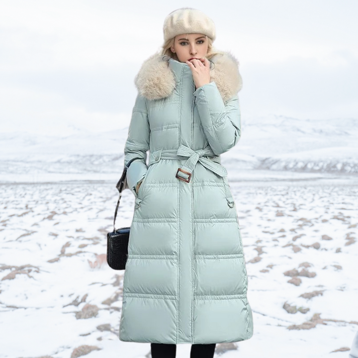 Cynthia – Designer Winter Parka with Fur Hood