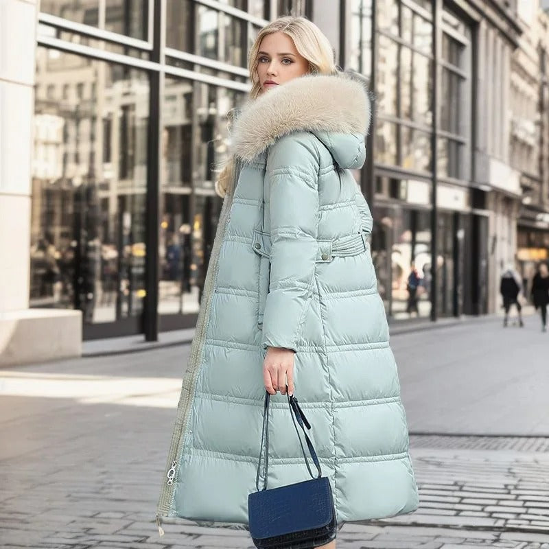Cynthia – Designer Winter Parka with Fur Hood