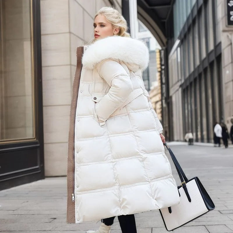 Cynthia – Designer Winter Parka with Fur Hood