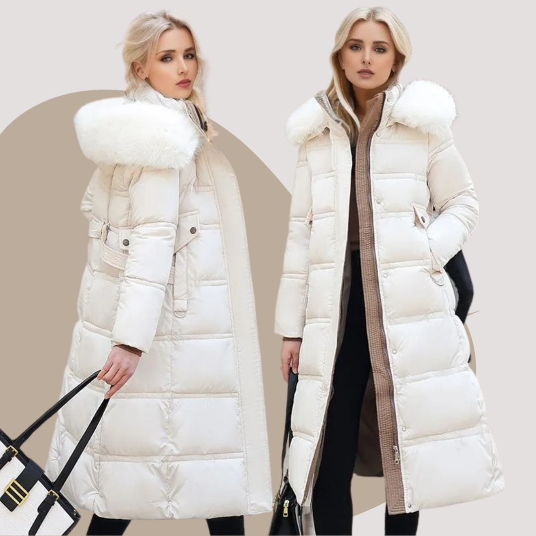 Cynthia – Designer Winter Parka with Fur Hood