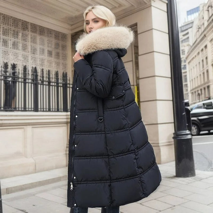 Cynthia – Designer Winter Parka with Fur Hood