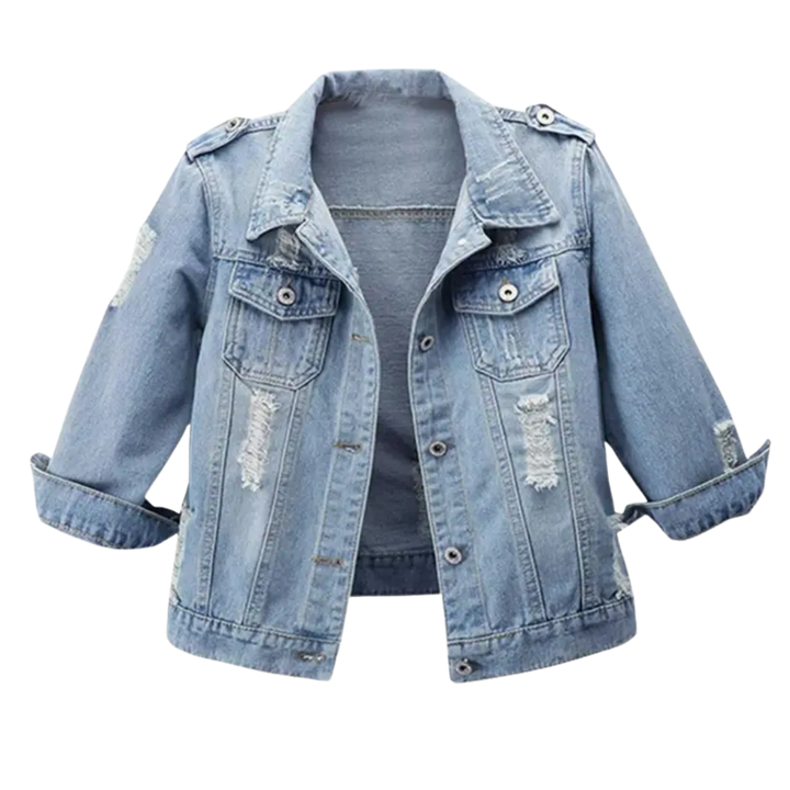 Nancy – Vintage Lychee Grain Faux Leather Jacket