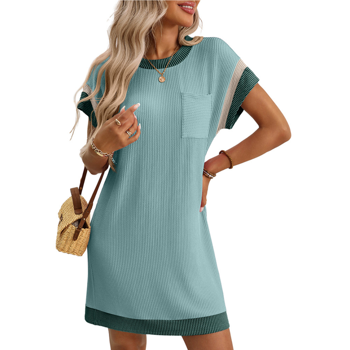 Ethel – Floral Swing V-Neck Mini Dress
