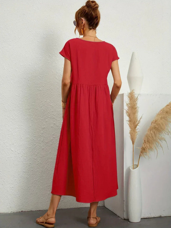 Gabrielle – Flowing Elegant Midi Dress
