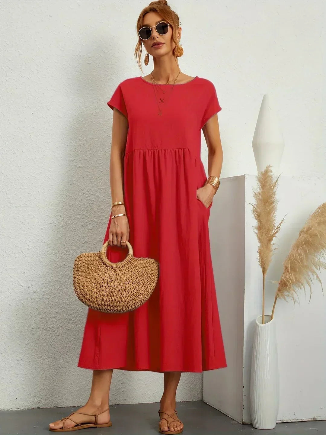 Ursula – Fluid Midi Dress