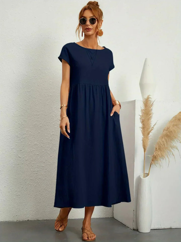 Gabrielle – Flowing Elegant Midi Dress