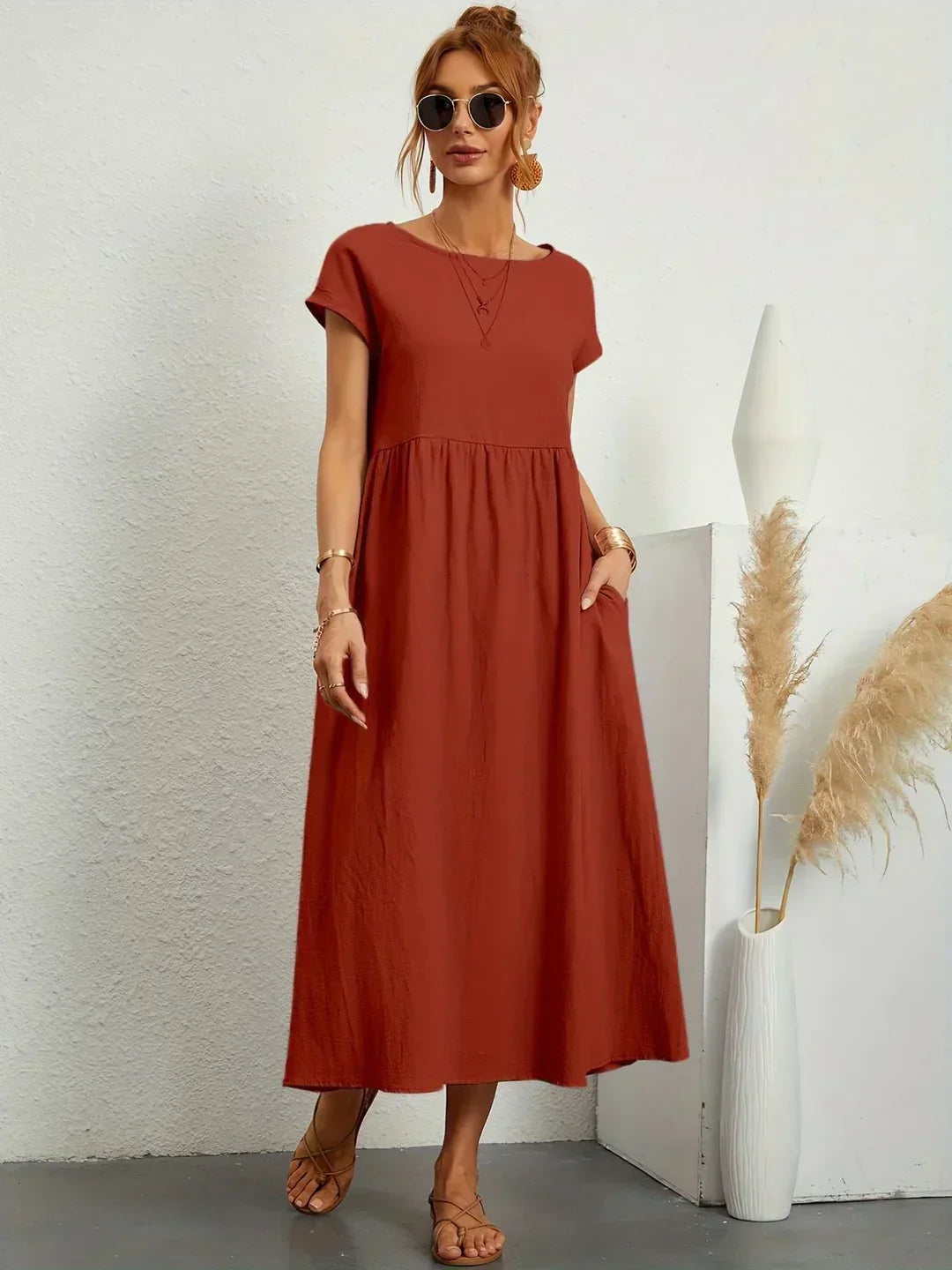 Ursula – Fluid Midi Dress