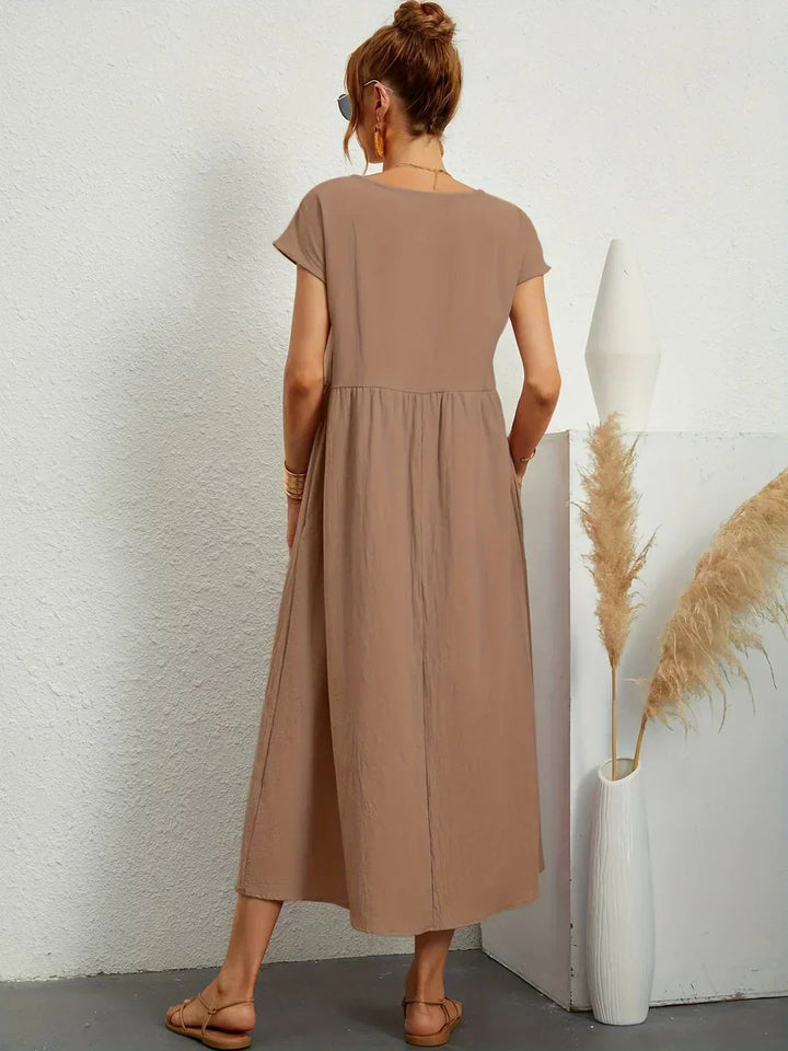 Gabrielle – Flowing Elegant Midi Dress
