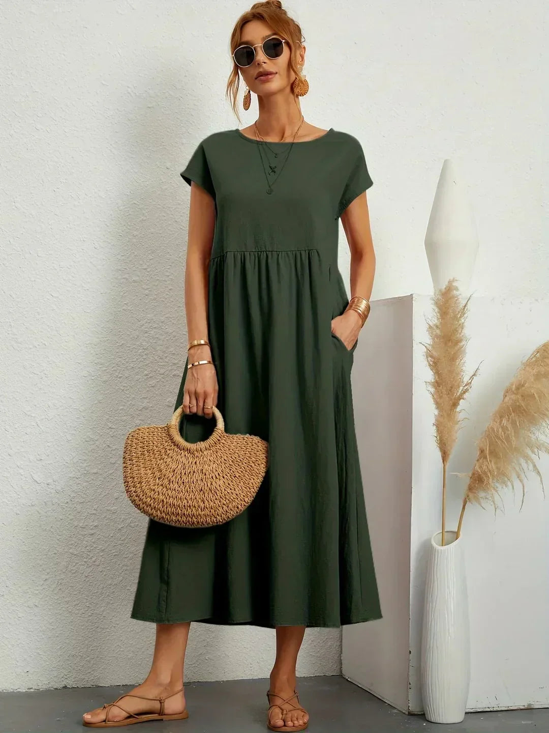 Ursula – Fluid Midi Dress