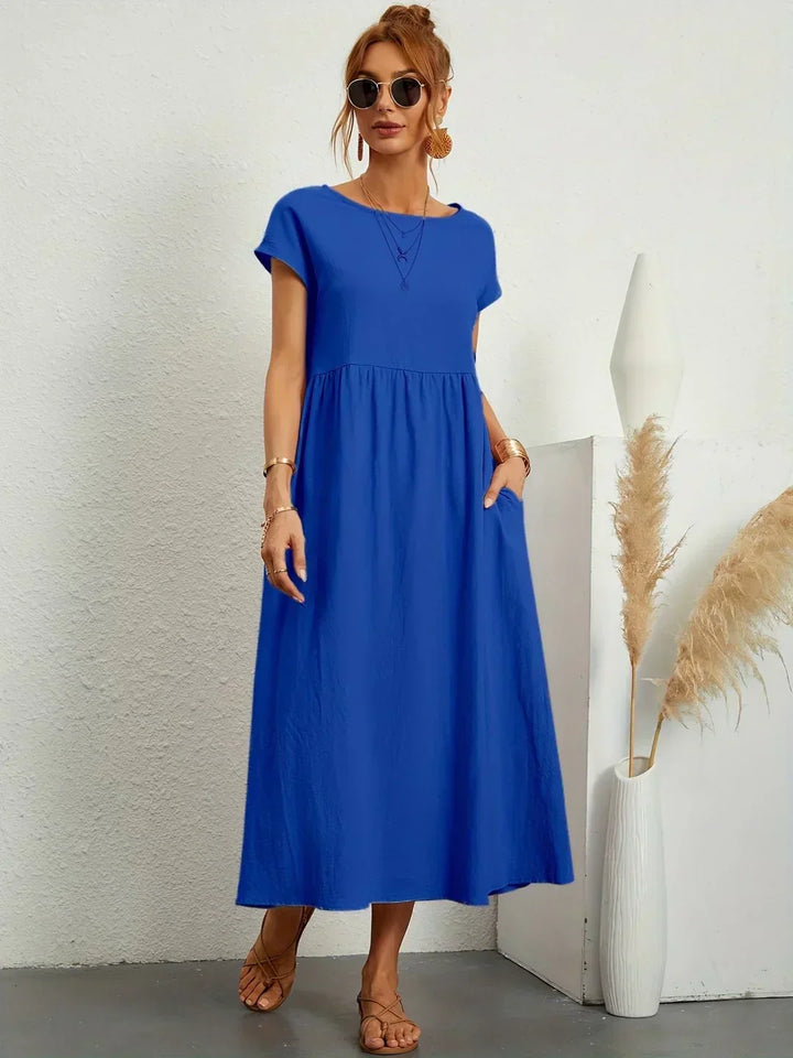 Gabrielle – Flowing Elegant Midi Dress