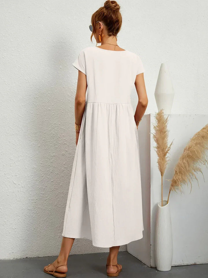 Gabrielle – Flowing Elegant Midi Dress