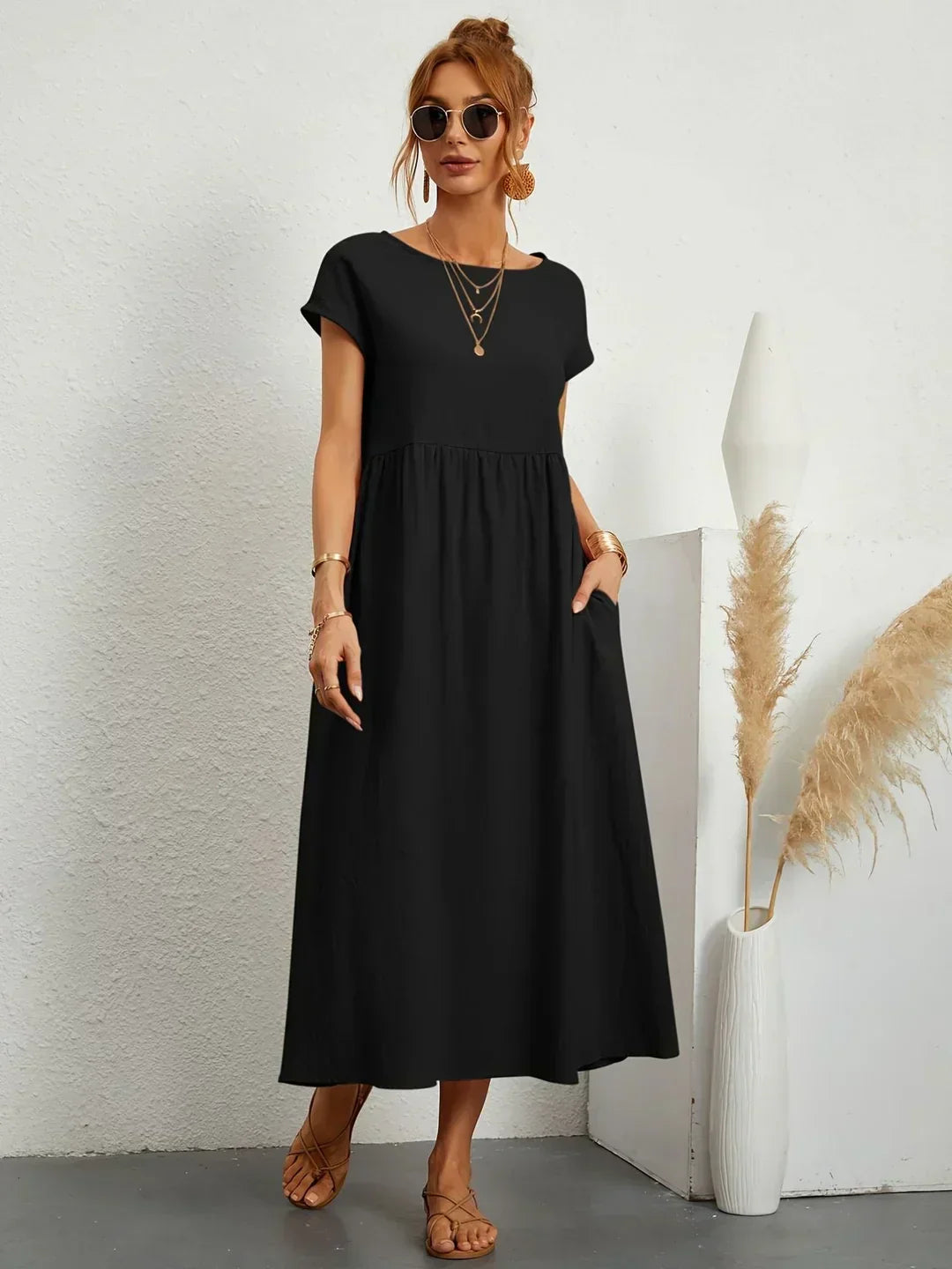 Vera – Flowing Midi Dress