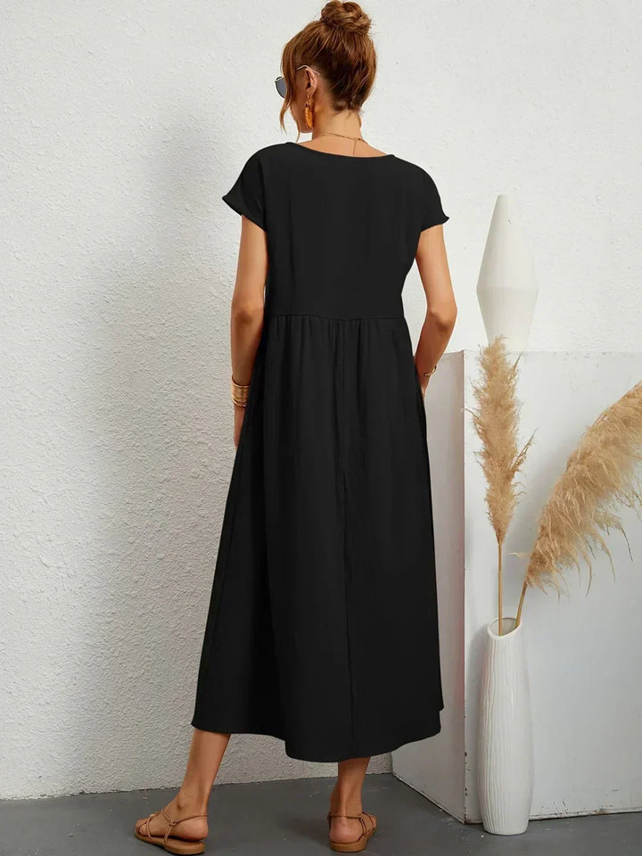 Gabrielle – Flowing Elegant Midi Dress