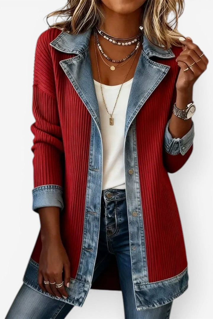 Christine – Contrast Trim Cardigan