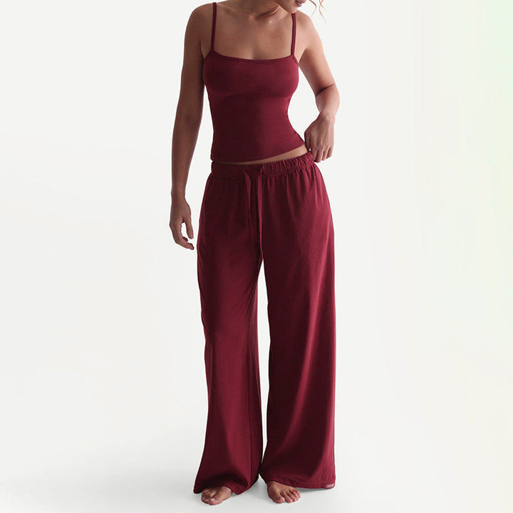 Patsy – Casual Sleeveless Top and Pants Summer Set