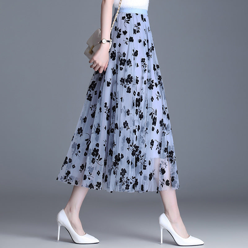 Josie – Chic Floral Midi Skirt