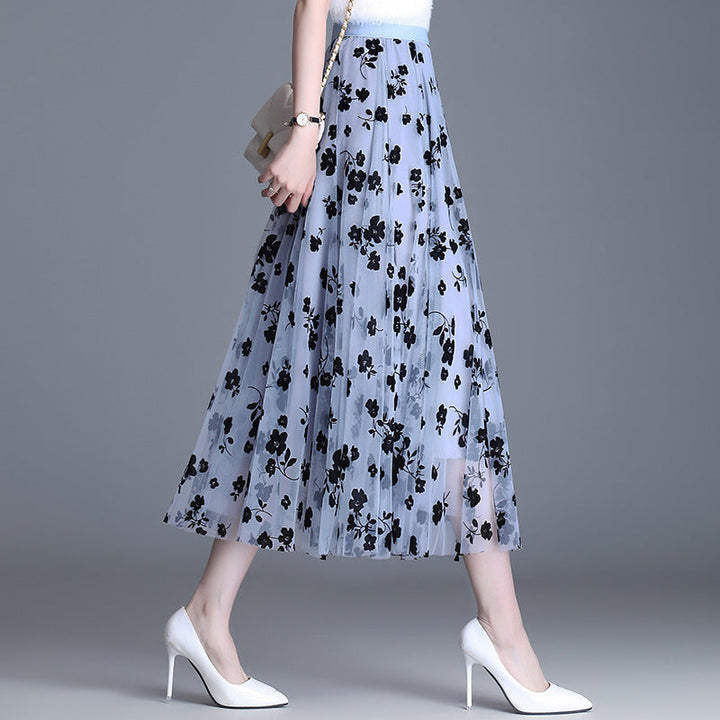 Josie – Chic Floral Midi Skirt