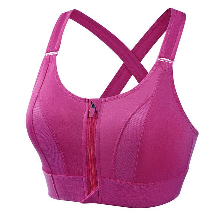 Margaret – Zip Front Sports Bra