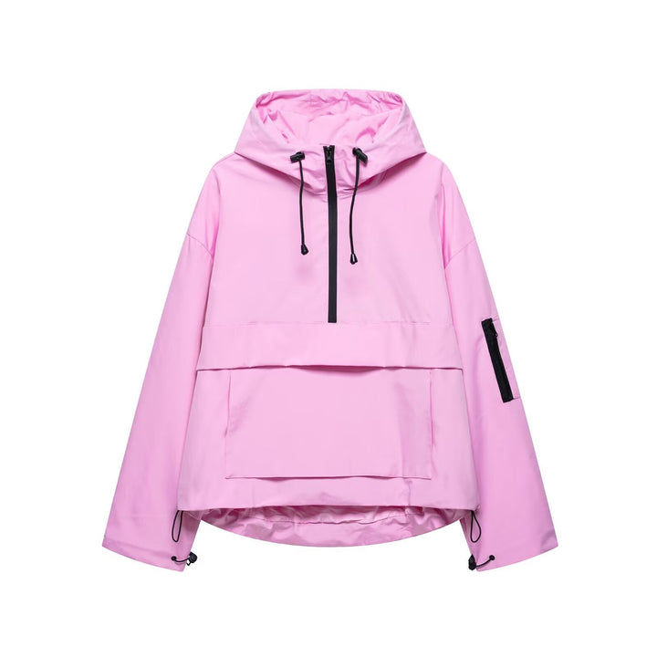 Sheena – Chic Long Sleeve Zip Crop Jacket