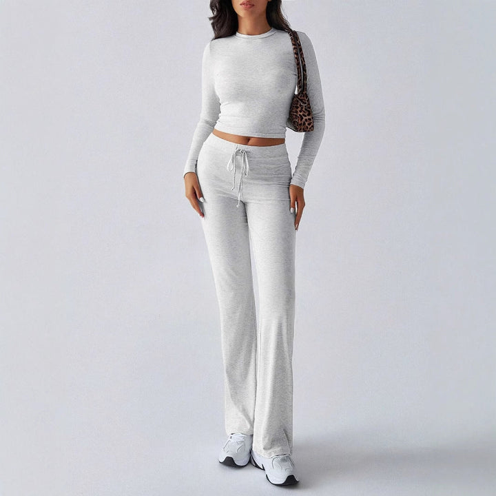 Cynthia – Comfy Zip Up Hooded Sweatshirt and Elastic Waist Pants Set