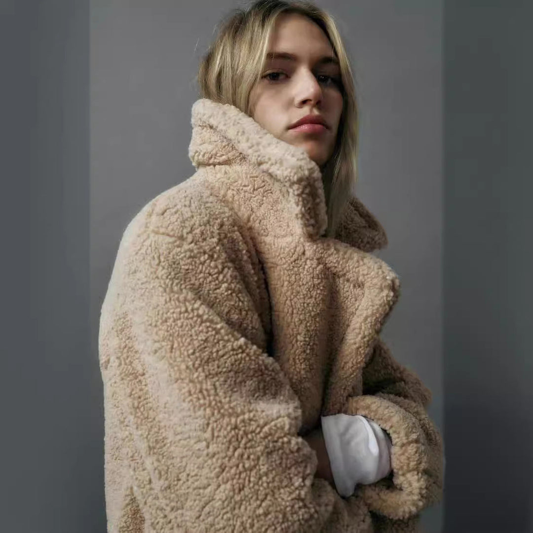 Cheryl – Luxe Teddy Overcoat
