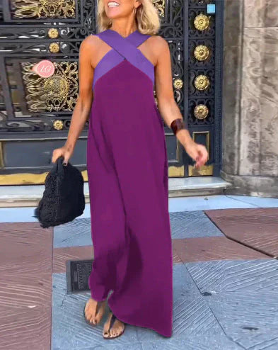 Hazel – Wrap-Front Maxi Dress
