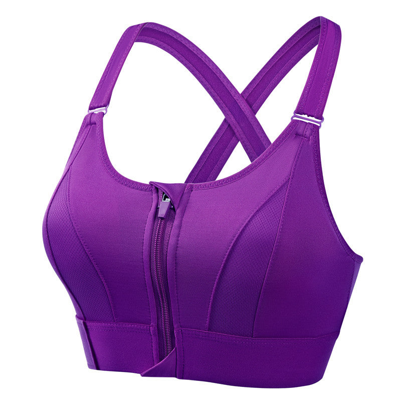 Pauline – Zip Front Sports Bra