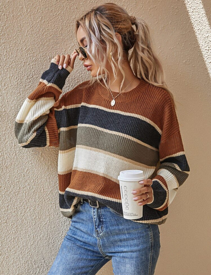 Gwendoline – Comfy V-Neck Long Sleeve Sweater Cardigan
