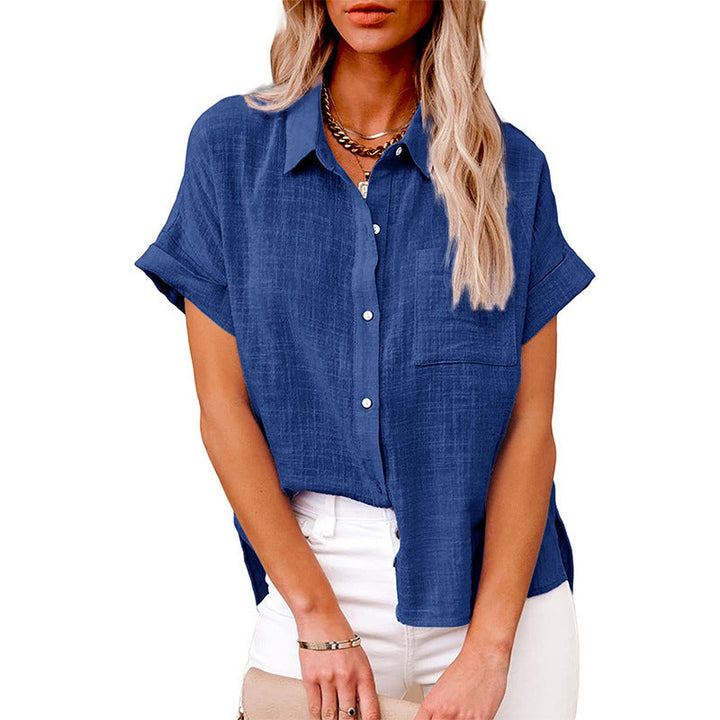Sonia – Comfy Casual Button-Up Blouse