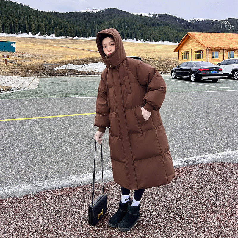 Lottie – Comfy Waterproof Hooded Long Puffer Jacket
