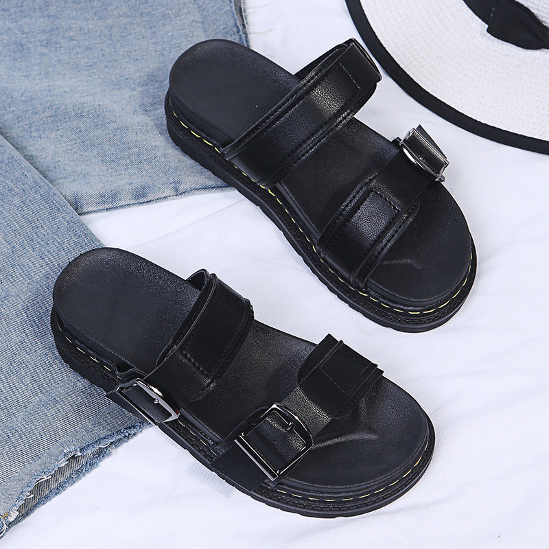 Jean – Comfort Buckled Summer Platform Sandals