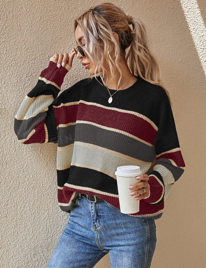 Gwendoline – Comfy V-Neck Long Sleeve Sweater Cardigan